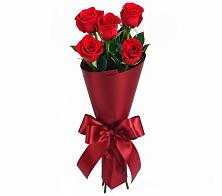 Букет 5 Красных роз Эдлесс Лав в Губино