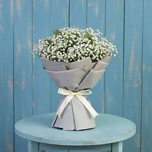 Букет цветов из:  Гипсофила в Губино