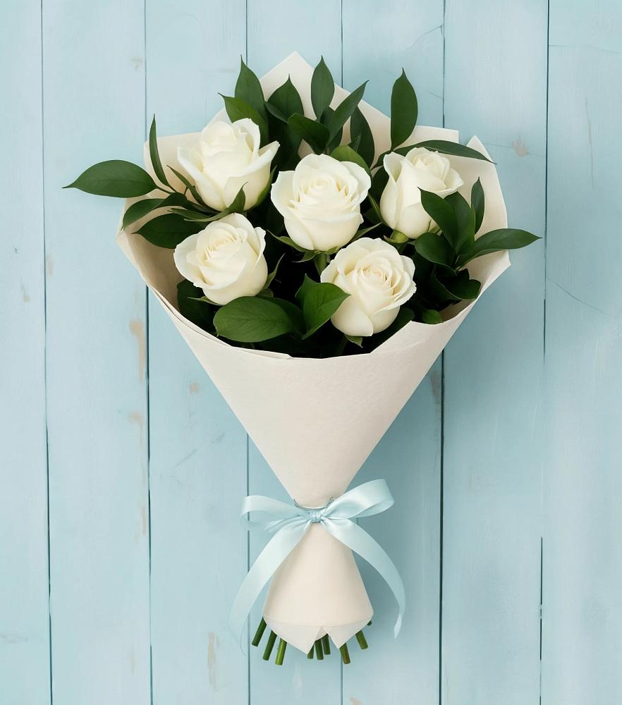 Букет цветов из: Розы в Губино