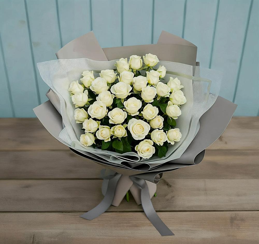 Букет Белоснежная нежность в Губино