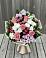 Букет цветов из: Альстромерии, Гвоздики, Розы и Хризантемы в Губино