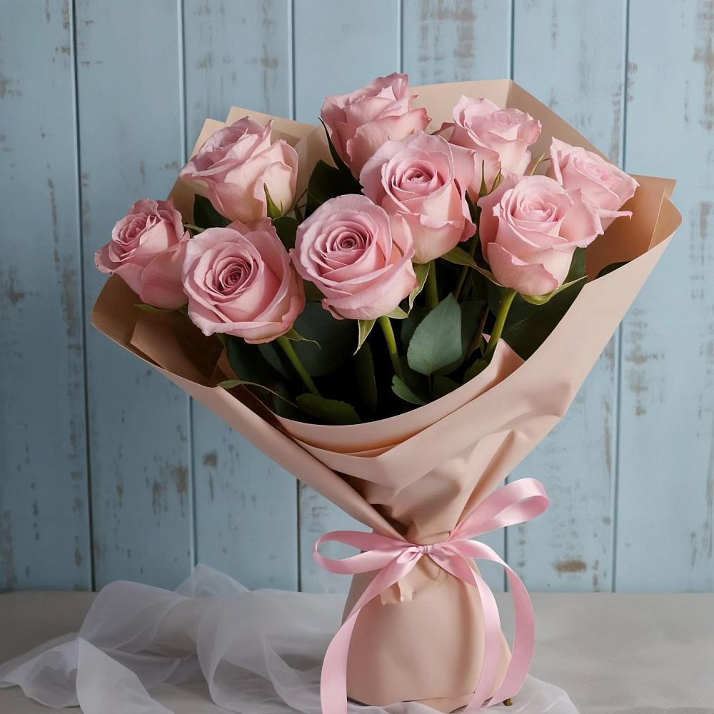 Букет цветов из: Розы в Губино