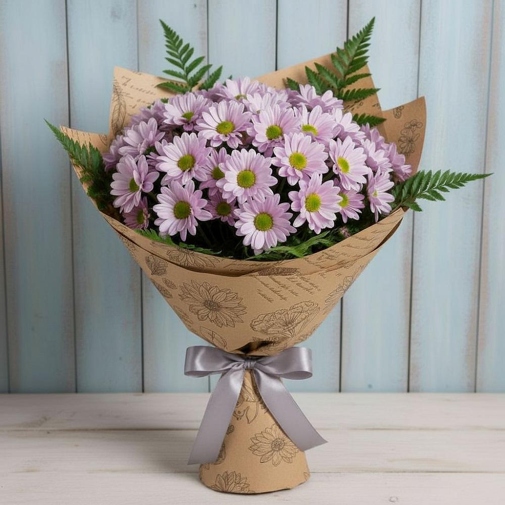 Букет цветов из: Хризантемы в Губино