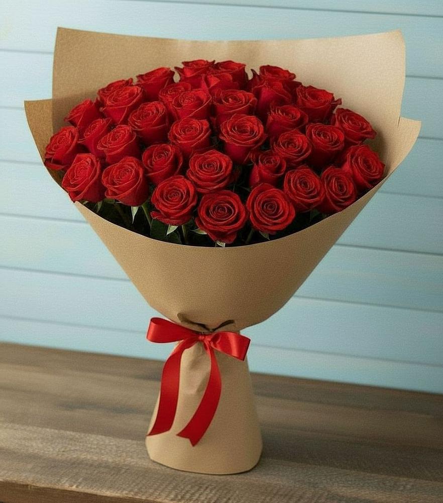 Букет Красные розы Милано в Губино