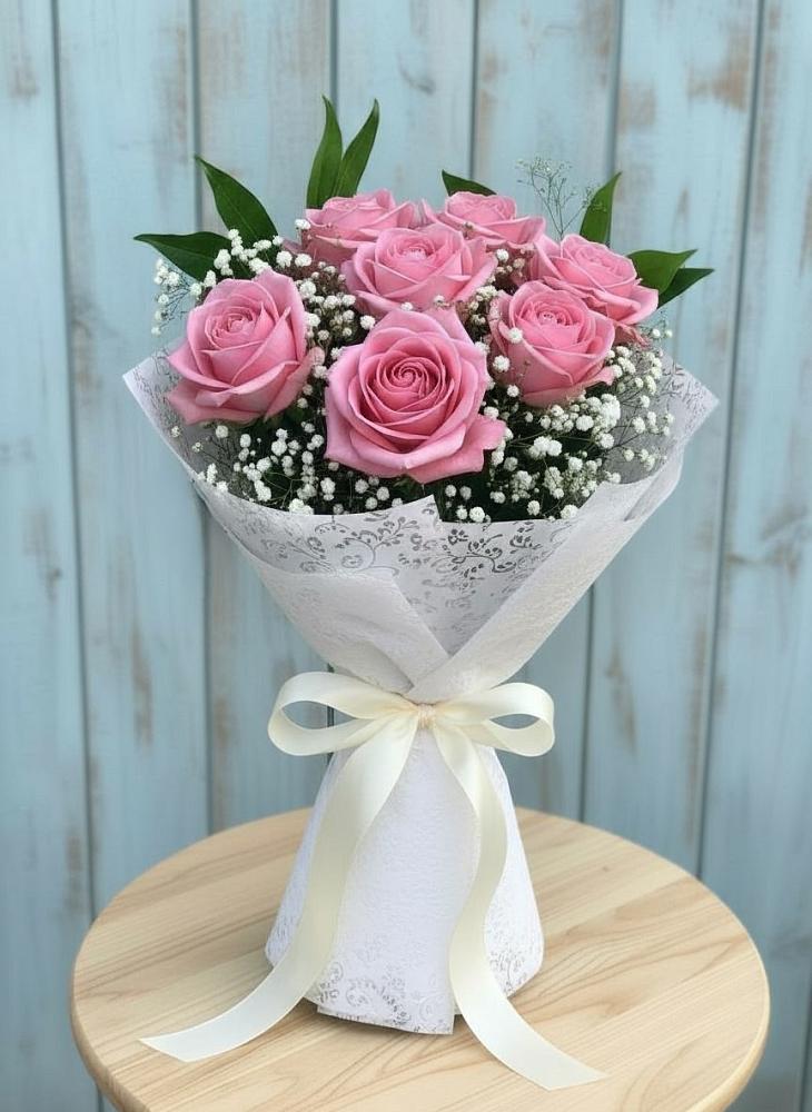 Букет цветов из: Розы в Губино