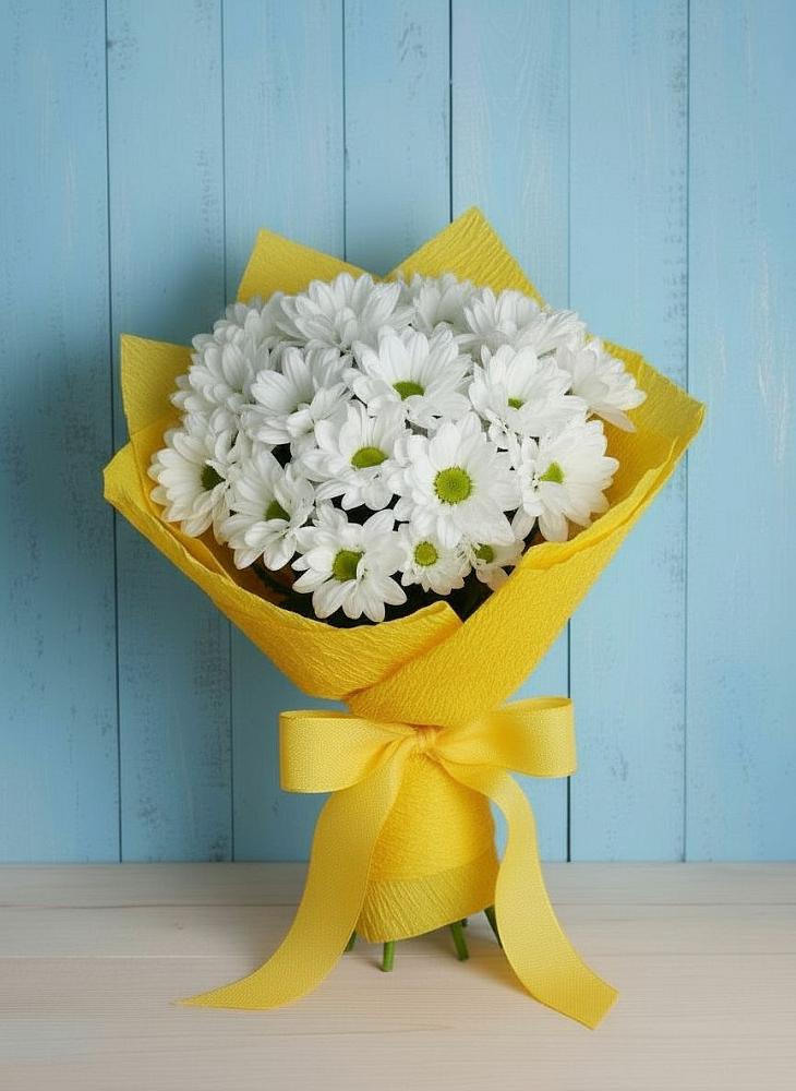 Букет цветов из: Хризантемы в Губино