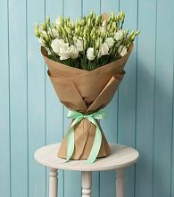 Букет цветов из:  Лизиантусы в Губино