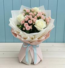 Букет цветов из:  Розы в Губино