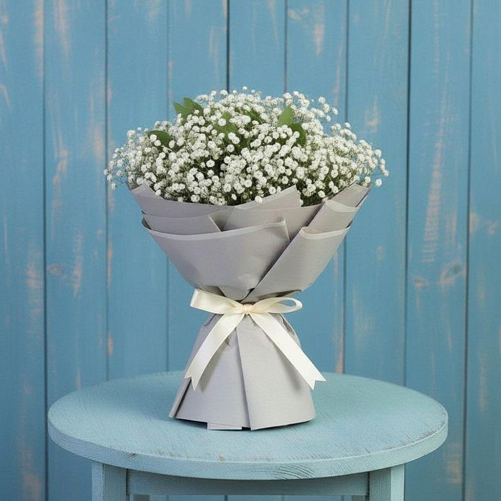 Букет цветов из: Гипсофила в Губино