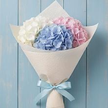 Букет цветов из:  Гортензия в Губино