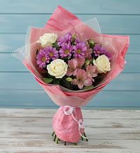Букет цветов из:  Герберы в Губино