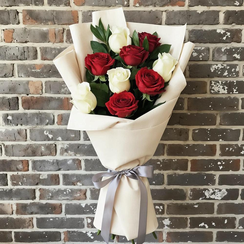 Букет цветов из: Розы в Губино