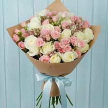 Букет цветов из:  Розы в Губино